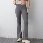 DIAS FIT JOY V-back flared pants yoga hip lifting tight pants wide leg fitness pants Gym exercise running yoga pants