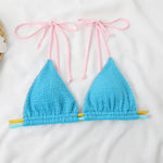 2026 New Fashion Sexy Bikini Solid Swimsuit Women Swimwear Push Up Set Brazilian Bathing Suit Summer Beach Wear Swimming