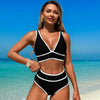 Sexy High Waist Bikini 2025 Coconut Palm Print Swimsuit Female Swimwear Women Bikinis Set Bather Beachwear Bathing Suit Pool test