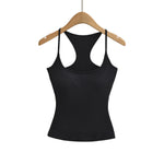 Soft Blush Pink Tank Top For Women Slim Fitted Design Stretchy Fabric Seamless Comfort For Casual Outings Or Light Workouts RSEZ