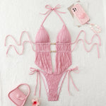 New Sexy Shell Linked String Bikini 2026 Women Swimwear Female Swimsuit Two Pieces Thong Bikini Set Bather Bathing Suit Beach
