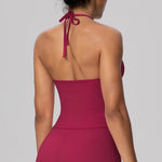 Women Sports Yoga Bra Adjustable Sports Top Women's Fitness Top Sleeveless Open Back Bra Fitness Workout Running Sportswear Vest