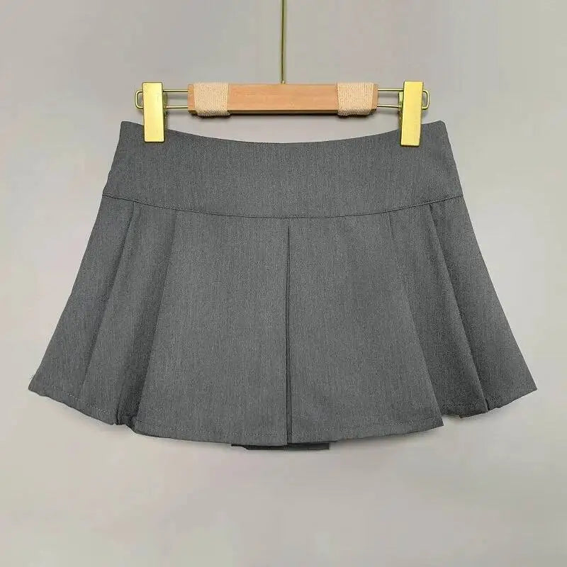 WOMENGAGA Korea Style Sexy Slim High Waist Strap A-line Half Length Skirt Fashion Women Skorts JK Sweet 2023 NewOW3W