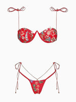 2026 Push Up Bikinis Women Swimsuits Female Swimwear Micro Bikini Set Bathing Suit Swimming Suits Beachwear Embroidery Biquini