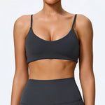 Hearuisavy Summer Super-Soft Women Quick Drying Sports Bra Breathable Gym Workout Top Fitness Underwear Push Up Running Yoga Top