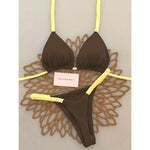 Micro Bikinis 2025 Push Up Women Swimsuits Sexy Swimwear Brazilian Bikini Set Thong Biquini Solid Swimsuit Summer Beachwear