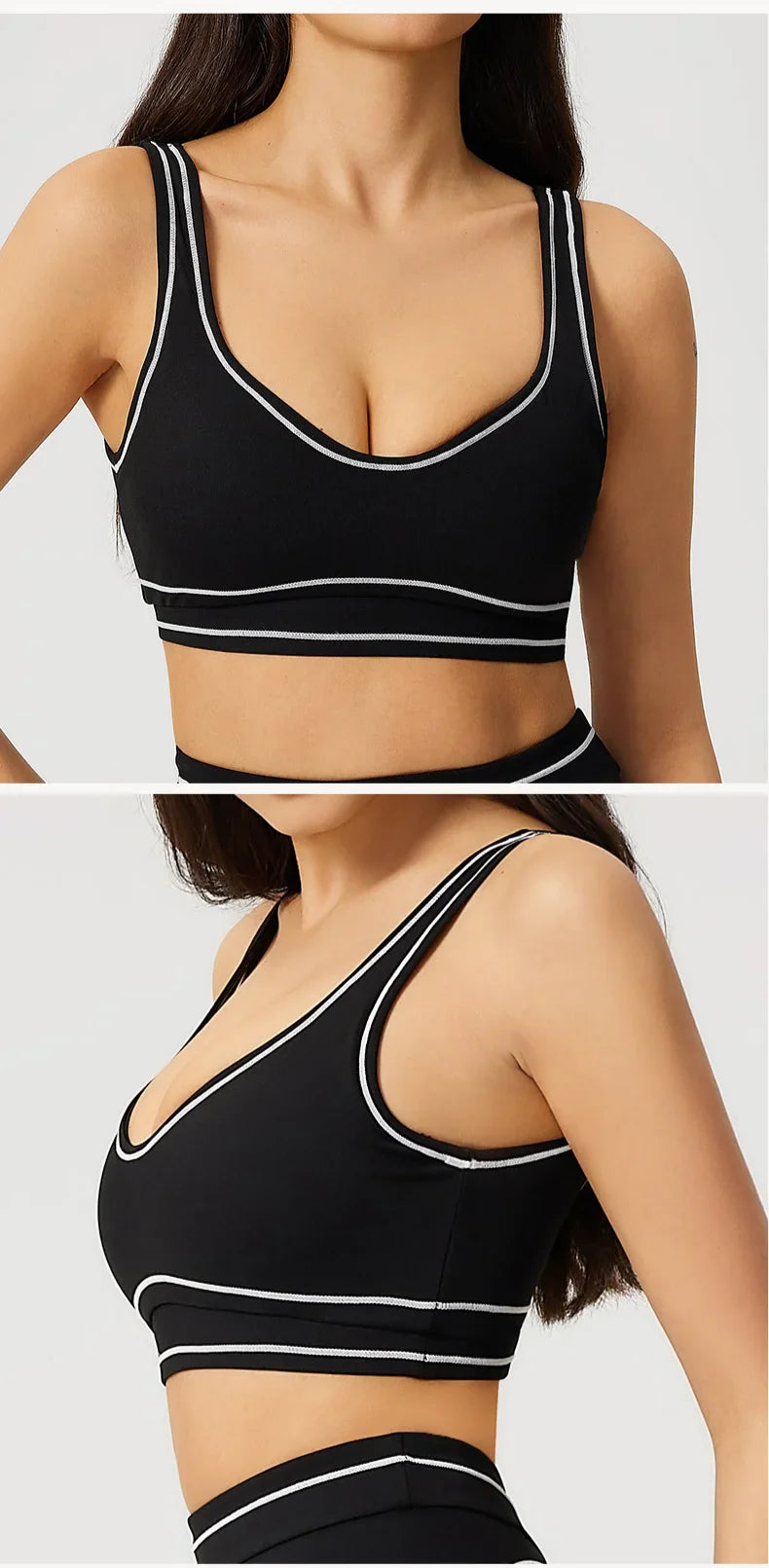 Sexy Sports Bra Women Workout Underwear High-strength Professional Shockproof Running Bra Gym Push Up Lingerie Yoga Fitness Bra