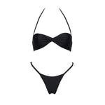 2026 2Pcs Sexy Women One Piece Swimsuit Female Push Up Swimwear BiquiniHigh Cut Monokini Solid Swim Suit Bathingsuit Beachwear