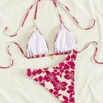 Micro Bikini 2026 Push Up Women Swimsuits Sexy Swimwear Brazilian Bikini Set Biquini Print Swimsuit Summer Brown Beachwear