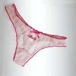 Lace G String Thin Mesh Sexy Girls Panties Women Briefs Thong Hollow Out Underwear Transparent Female Low Waist Lingerie