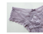 Lace Thin Sexy Girls Panties Seamless Women Briefs Thong Hollow Out G String Underwear Transparent Female Low Waist Lingerie