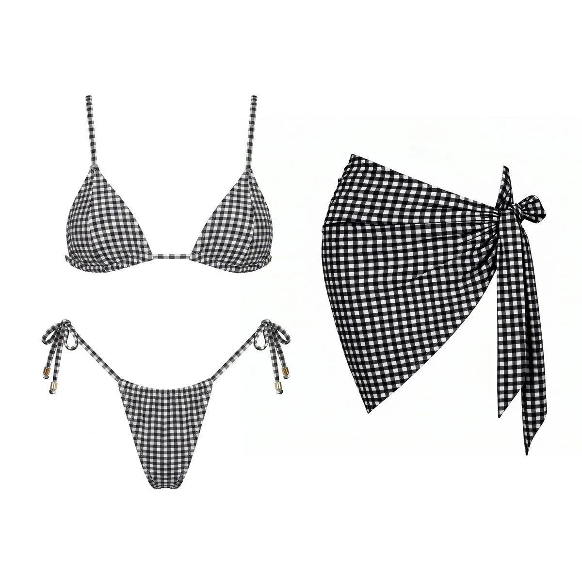2026 2Pcs Sexy Women One Piece Swimsuit Female Push Up Swimwear BiquiniHigh Cut Monokini Solid Swim Suit Bathingsuit Beachwear
