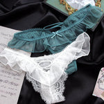 Girls G String Sexy Panties Women Underwear Lace Briefs Hollow Out Thong High Quality Transparent Underpants Lingerie Intimates
