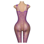 Transparent Fishnet Hollow Lingerie Set Women Hanging Neck Erotic Crotchless Bodystockings Open Bras BodySuits Hot Underwear Set