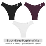 3Pcs/set Women Cotton Brazilian Panties S-XL Waffle Style Underpants Ladies Cotton Underwear Comfortable Soft Female Lingerie