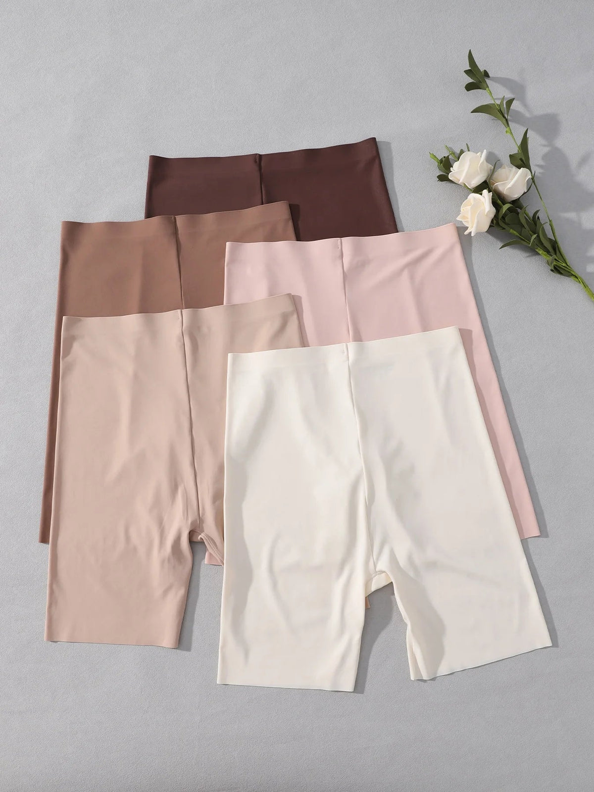 5pcs Ladies High Waist Leggings - Hips/Abdomen Shaping, High-Pressure Transparent. Soft, Comfortable & Tummy Control for Daily