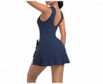 New Short Sports Jumpsuit Gym Set Women Yoga Clothes Workout Tennis dress One-piece Playsuit Yoga Suit Female Outdoor Bodysuits
