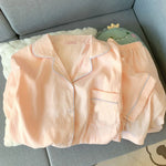 Thin Cotton Women's Short-sleeved Pajamas Set Summer Cute and Casual Sweet and Girly Thin Home Wear Set Sausage Dog Sleepwear