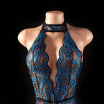 Summer Hot See Through One-piece Underwear Sexy Hollow Sleeveless Tank Tops Bodysuit Crotchless Backless Playsuit Vest For Women