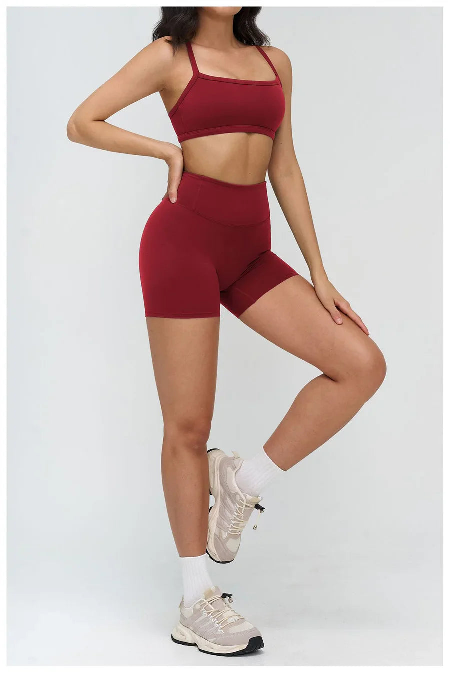 Yoga Clothes Set 2PCS Gym Crop Top Women Outfits Sports Bra High Waist Legging Fitness Suit Running Workout Tracksuit Sportswear