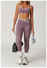 Sportswear Woman Gym Sports Bra Shorts Leggings 2 Piece Set Workout Naked Feeling Seamless Female Fitness Clothing Tracksuits