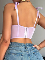 1Pcs Women's Sexy Bra Mesh Bustier Crop Top Floral Embroidery Push up Bra Hollow Out Lace Ladies' Underwear