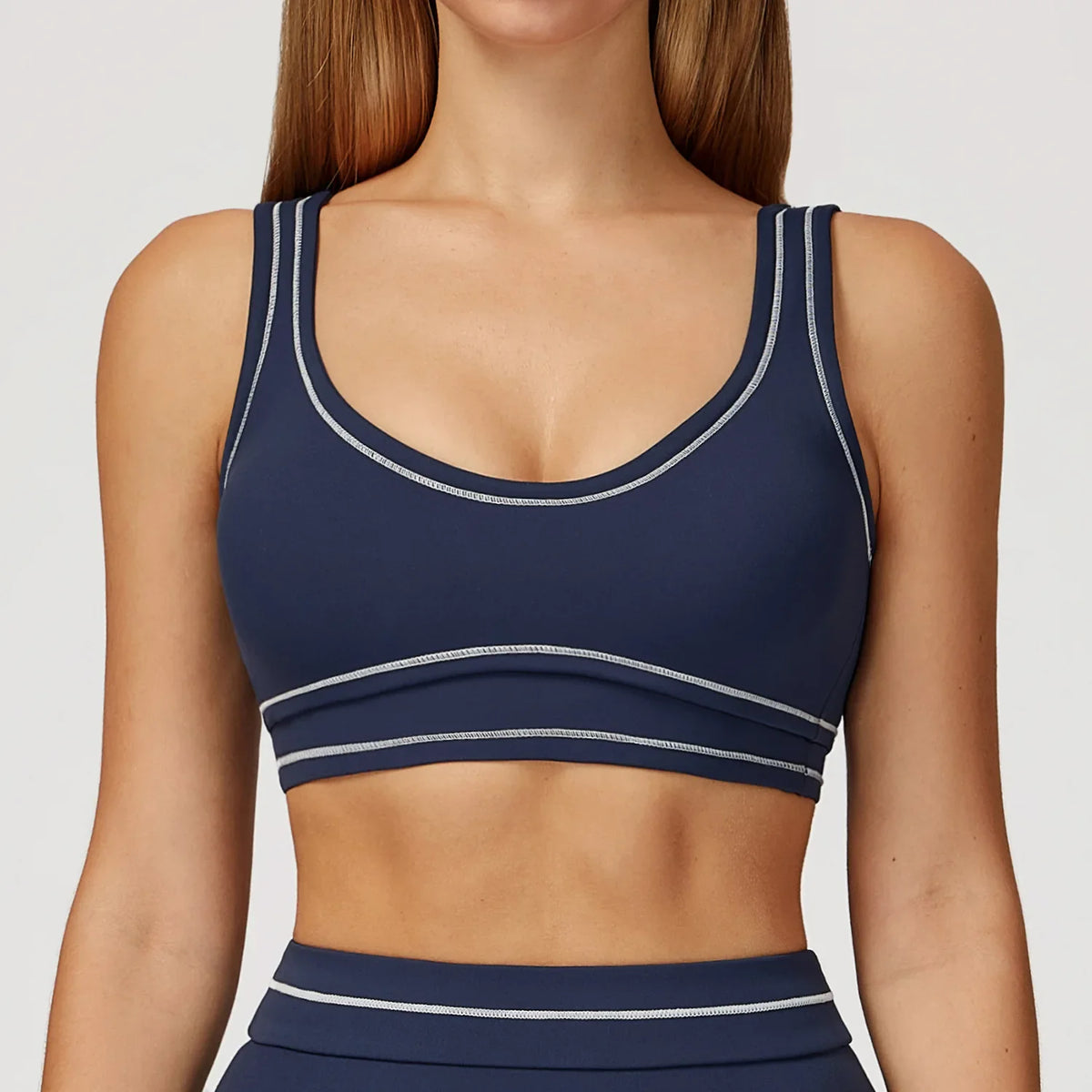 Women Shockproof Sports Bra Gym Fitness Running Yoga Vest Female Integrated Pilates Training Workout Breathable Sports Underwear