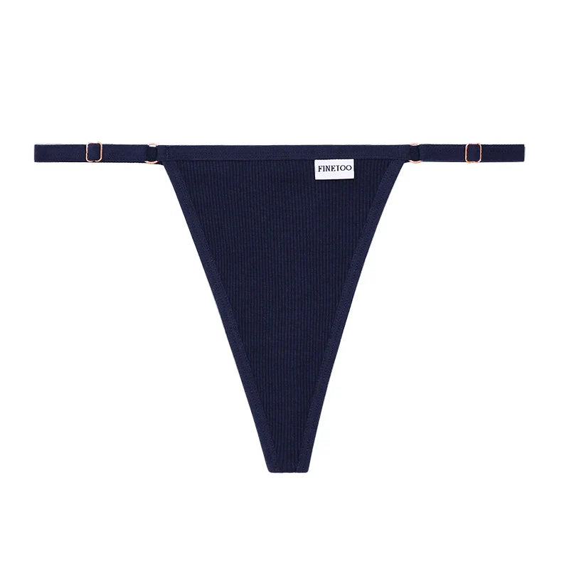 S-XL Cotton Thongs Women Sexy Low Waist T-Back Underwear Ladies Bikini Panties Comfortable Cotton Underwear G-string Lingerie