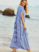 Beach Cover Up Pareo Kaftan Bikini Cover Up Robe De Plage Vestidos Playa Swimsuit Cover Up Bathing Suit Women Maxi Dress