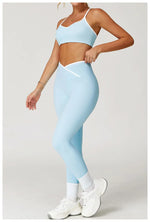Sportswear Woman Gym Sports Bra Shorts Leggings 2 Piece Set Workout Naked Feeling Seamless Female Fitness Clothing Tracksuits