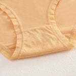 4Pcs/Set Women Cotton Briefs Seamless High Waist Breathable Underwear Female Stretch Comfortable Lingerie New solid color Panty