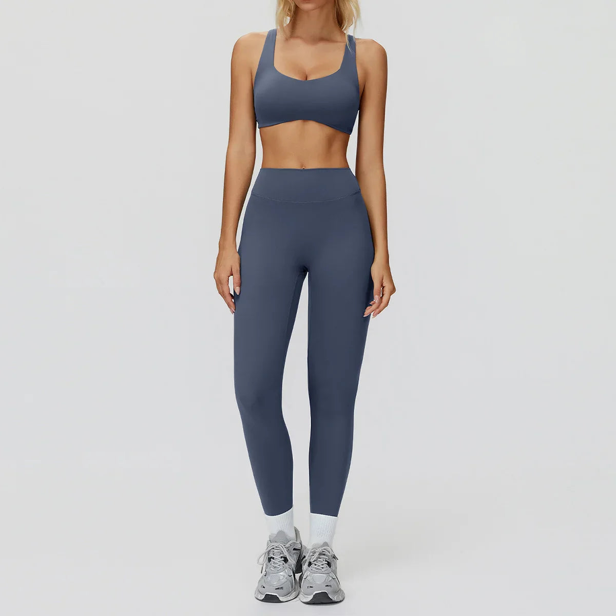 Women Yoga Suit Tracksuit Sports Bra High Waist Legging Shorts Outfit Gym Set Fitness Running Workout Clothes Push Up Sportswear