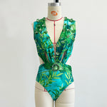 2024 New Sexy Bikini Set Printed Diamond Brazilian Biquini Women Swimwear Skirt Bathing Suit Girls Summer Beachwear Dress
