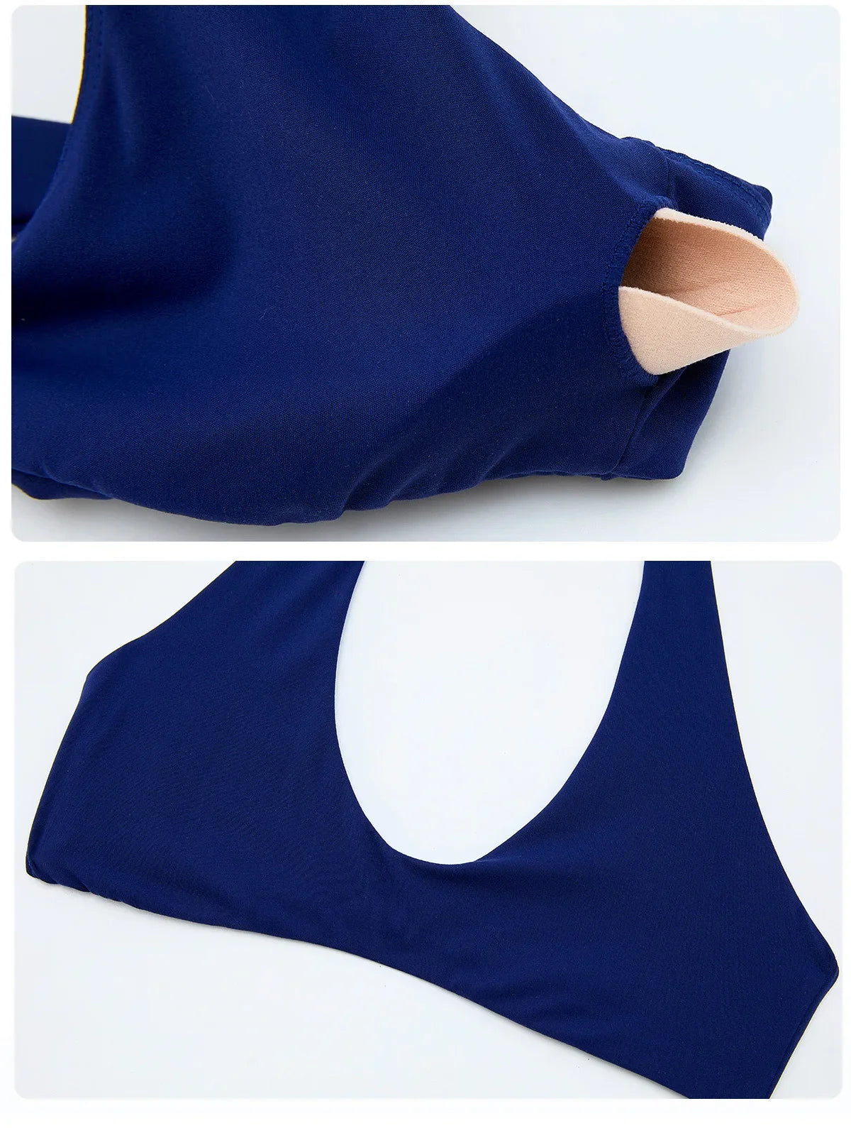 Fitness Sports Bra Women Halter Top High Support Push-up Open Back Gym Wear Hanging Neck Fitness Bar Yoga Bar Workout Underwear