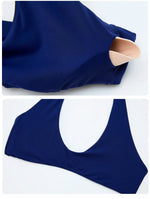 Fitness Sports Bra Women Halter Top High Support Push-up Open Back Gym Wear Hanging Neck Fitness Bar Yoga Bar Workout Underwear