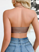 3PCS Daily Strapless Women's Bra Seamless Unlined wireless front closure Push-up bra Trendy Solid Comfortable Lingerie