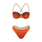 S - XL 3PCS With Skirt Underwired Bikini Female Swimsuit Women Swimwear Bather Bathing Suit Swim Three-pieces Bikini set K8080