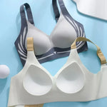 Powerful Push up Seamless Bra Women Gathered Up Wireless Bra Soft Full Coverage Support Adjustable Underwear Anti Sagging Bra