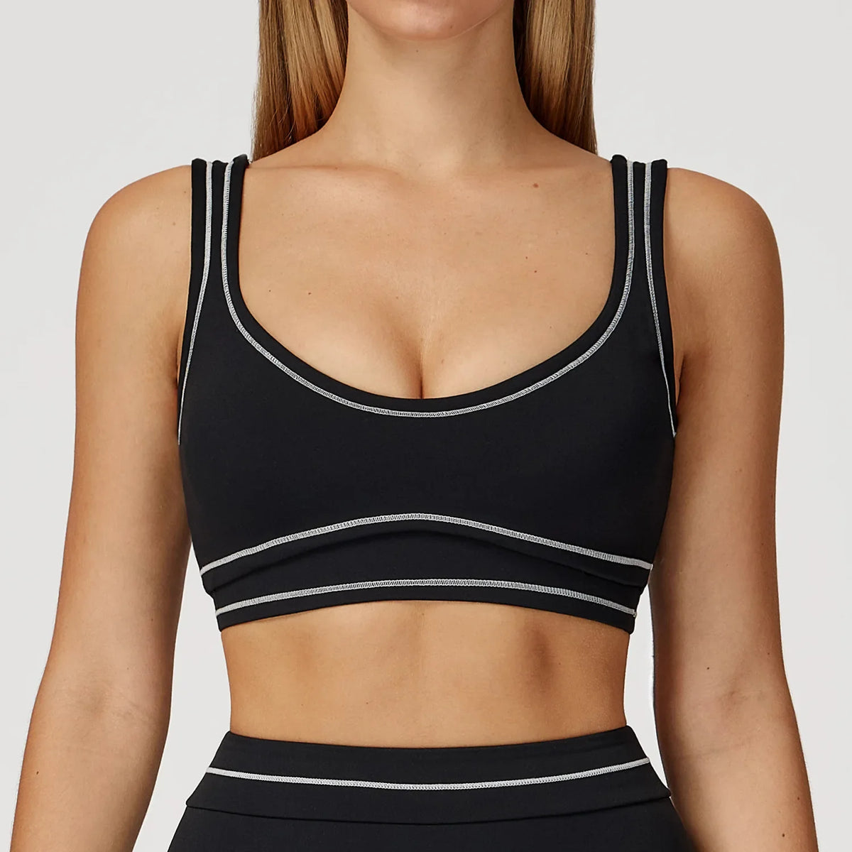 Women Shockproof Sports Bra Gym Fitness Running Yoga Vest Female Integrated Pilates Training Workout Breathable Sports Underwear