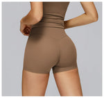 Yoga Shorts Women Summer Fitness Shorts Running Cycling Shorts Breathable Sports Leggings High Waist Summer Workout Gym Shorts