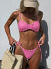 Bandeau Sexy Bikini Pink Striped Women Swimsuits Female Swimwear Bathing Suit Summer Brazilian Swimming Suits Beachwear Biquini test