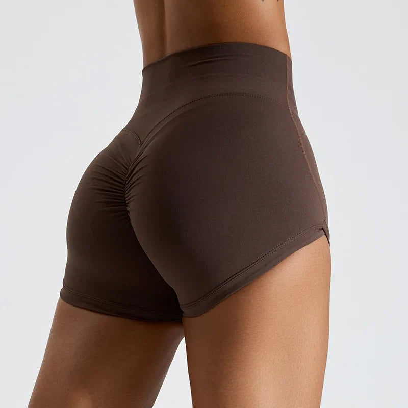 Yoga Shorts Buttock Lift Scrunch Fitness Shorts Gym Legging Cycling Slim Fit Workout Shorts Women High Waist Sports Shorts Women