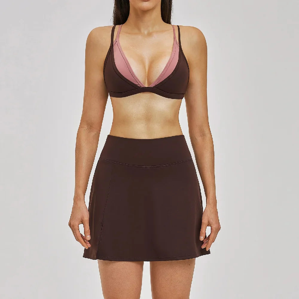 2 Piece Yoga Set Women's Tracksuit Athletic Wear Gym Clothes Female Workout Push Up Clothes Sports Bra Leggings Suit Fitness Set