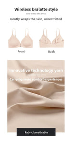 American Women's High Waist Seamless Bra and Panties Set Underwear Breathable Comfort Briefs S-2XL Thong Soft Underwear