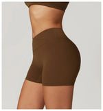 Yoga Shorts Women High Waist Workout Shorts Fitness Yoga Tights Lift Butt Fitness Ladies Yoga Gym Running Short Pants Sportswear