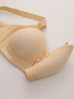 6 Pieces Color Women' Sexy Lace No Wire Bras Plus Size Adjustable Shoulders Strap T-Shirt Bra For Cup A B C D