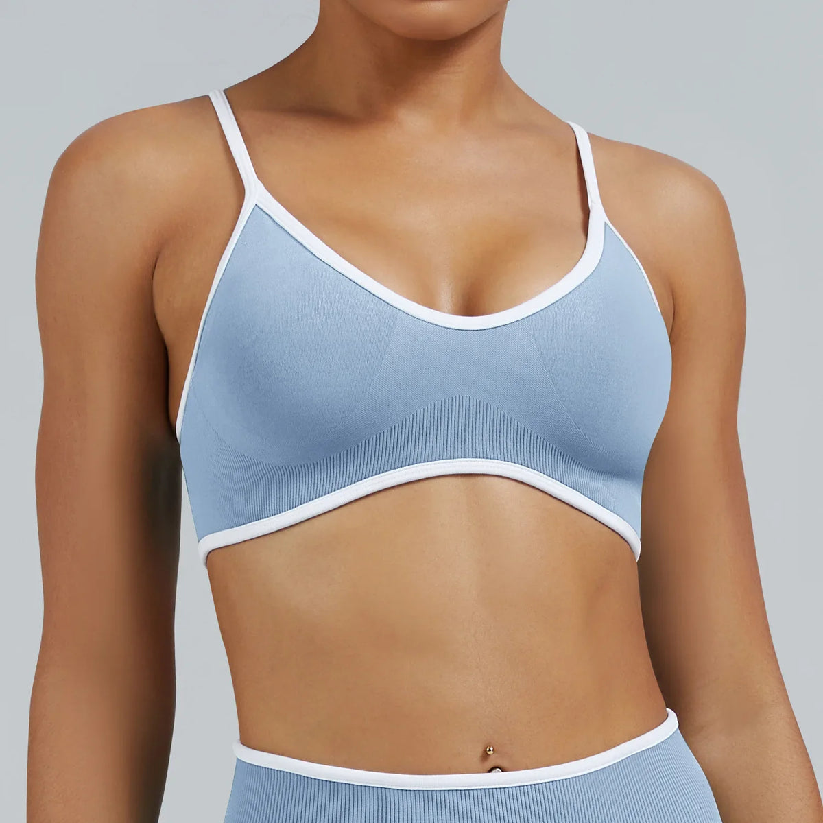 High Strength Sports Bra Seamless Yoga Top Women Fitness Gym Active Wear Back Cross Workout Push-up Fitness Running Underwear