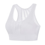 Hot Fitness Women's T-shirts Workout Sports Bra Yoga Vest Backless Solid Quick Dry Running Gym Sport bra Yoga Shirts Tank Top