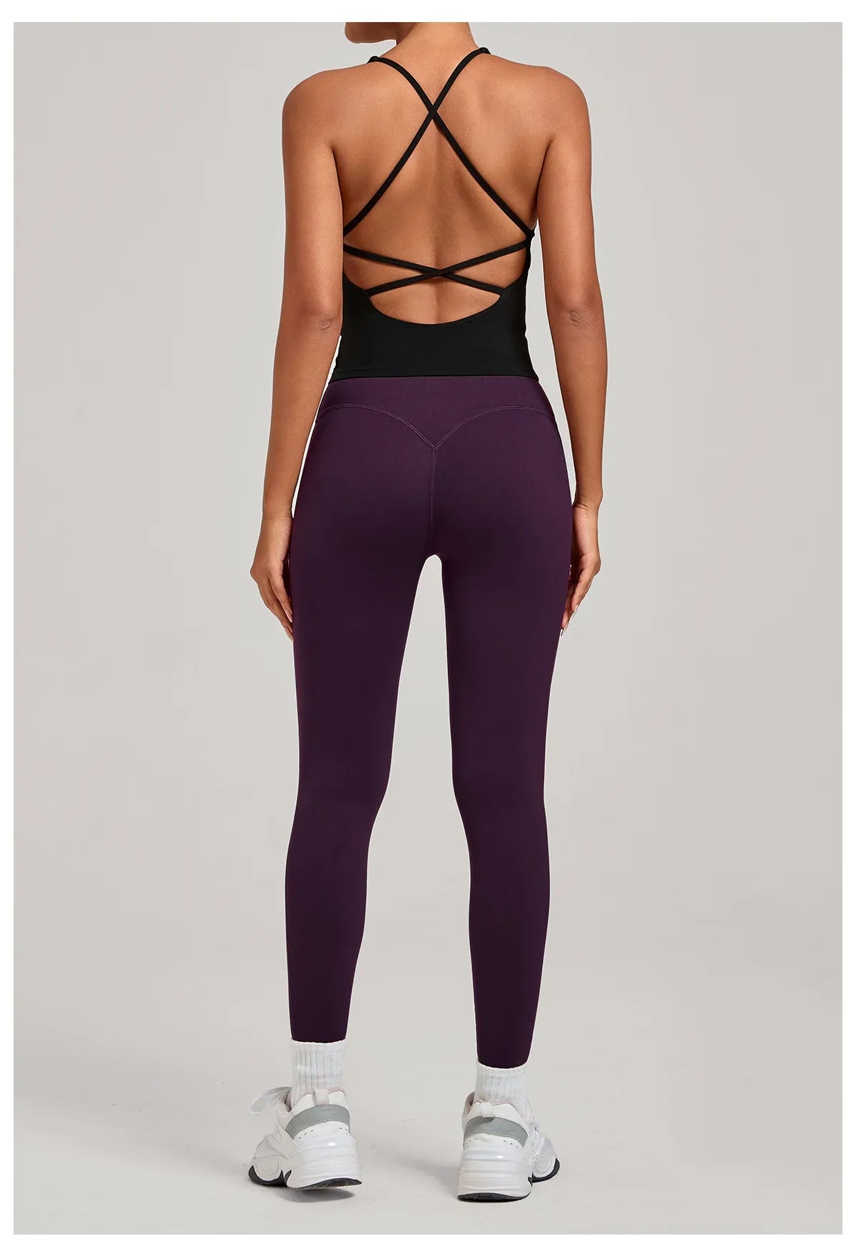 Women Sports Yoga Vest With Cross Shoulder Straps Quick Drying Sexy Yoga Bra Gym Breathablefitness Push Up Training Sports Vest