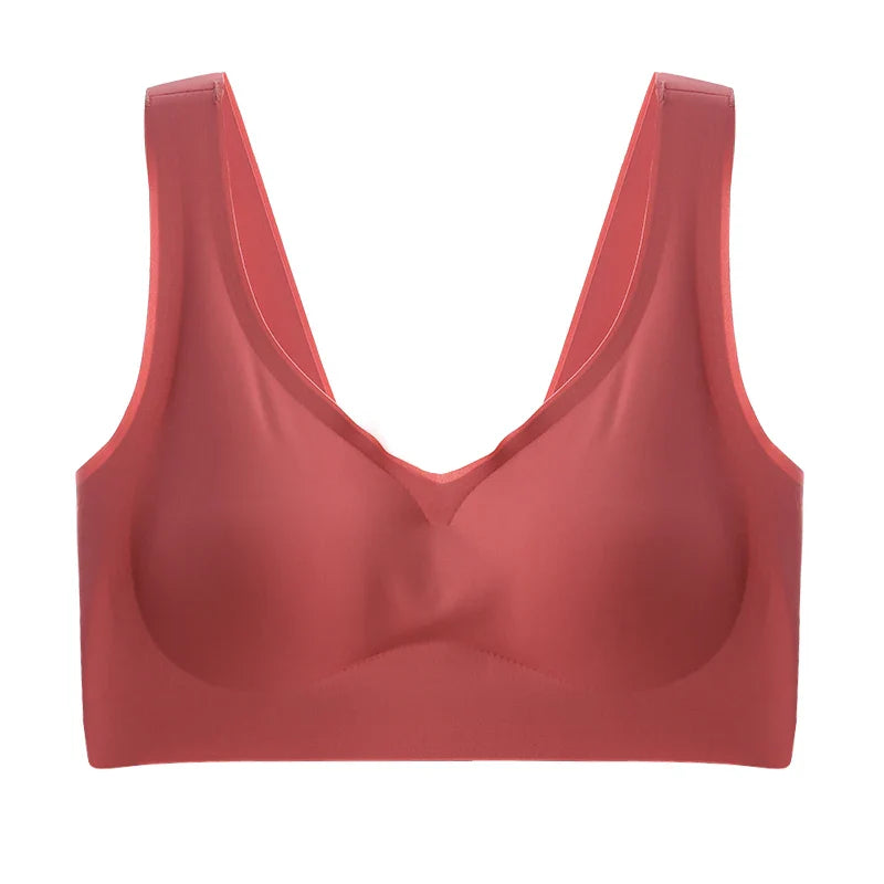 M-7XL Seamless Sport Bra Push Up Bra for Women Wireless Comfort Underwear Sport Brassiere Femme Plus Size Bralette Sexy Lingerie